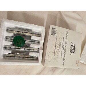 Department 56 Heritage Village Churchyard Fence Extensions 58076‎ Set of 4 Boxed
